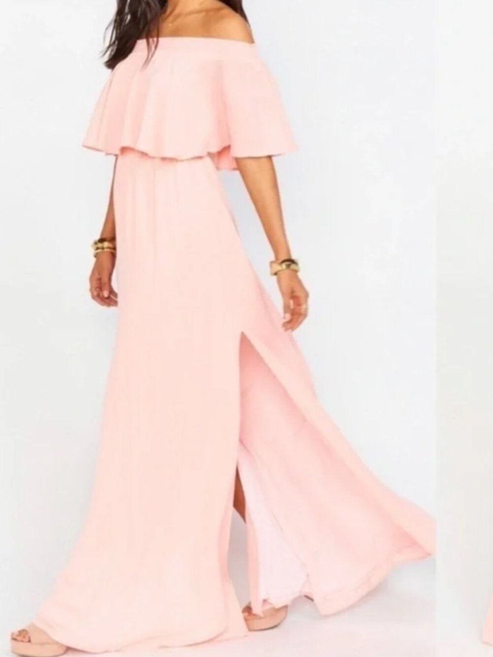 WOMEN'S SHOW ME YOUR MUMU HACIENDA OFF-SHOULDER MAXI DRESS (SIZE SMALL)